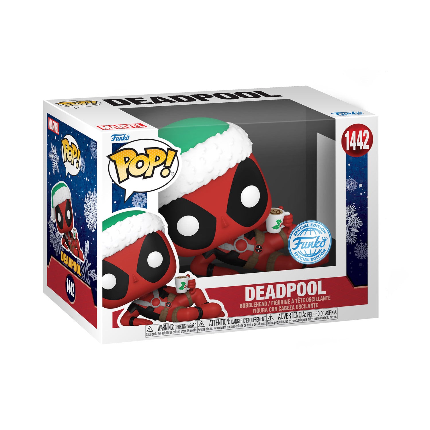 Funko Pop Deadpool Navideño Marvel - 1442